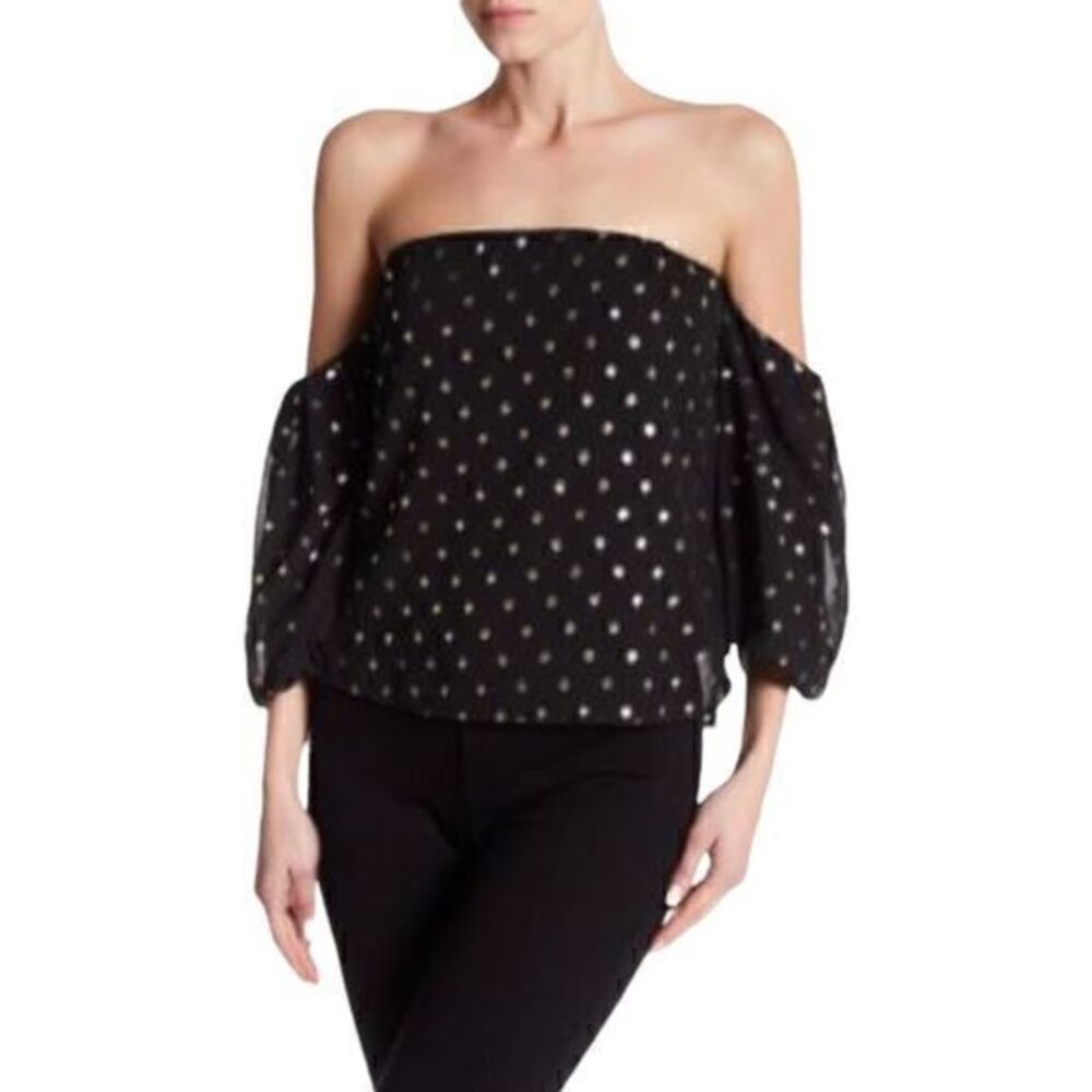 Romeo & Juliet Couture Off Shoulder Flare Sleeve Top